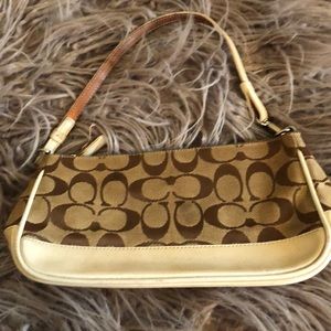 Coach Logo Clutch Wristlet